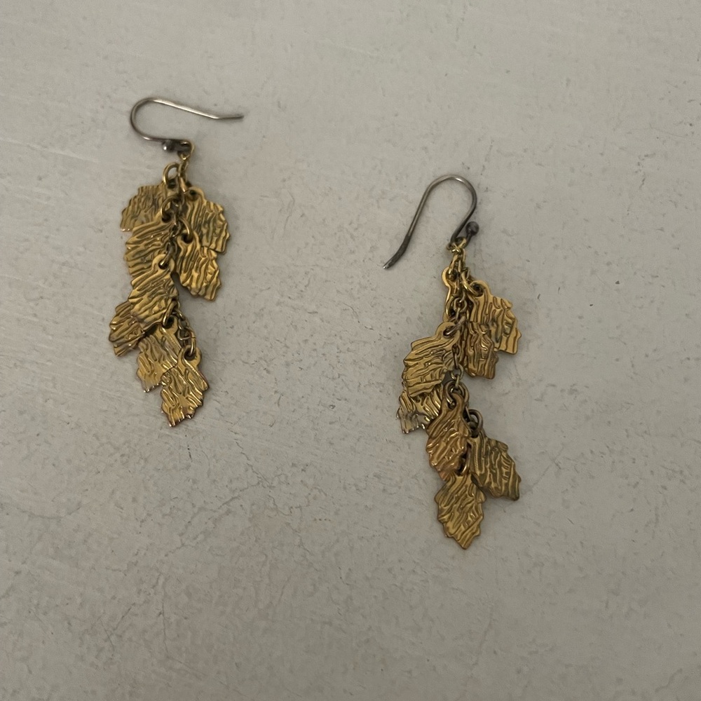 Stella & Dot gold vermeil earrings. So pretty. VGUC Vintage stelladot
